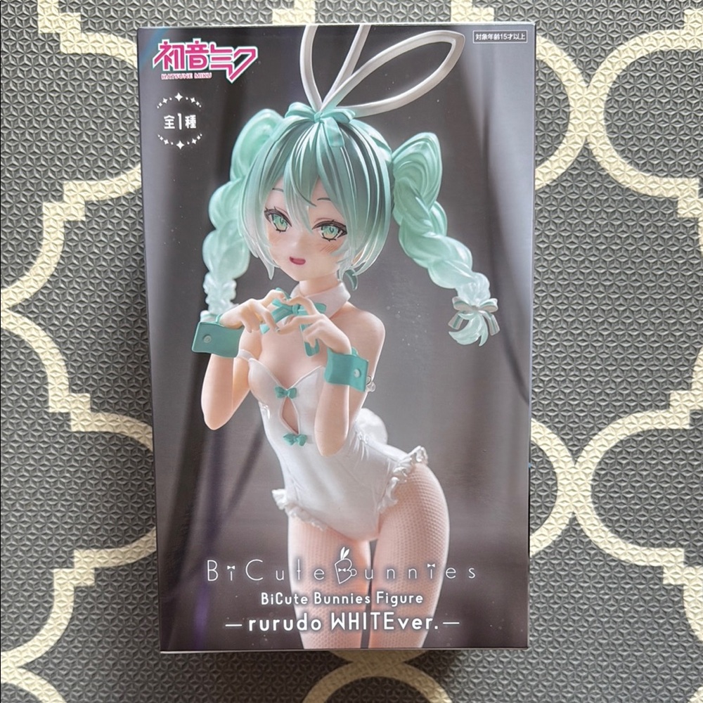 NEW Hatsune Miku BiCute Bunnies Anime Figure - rurudo WHITEver Version